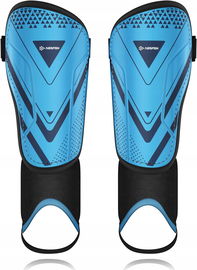 Ochraniacze AirsFish Piłkarskie Dzieci Regulowane Ochrona XS Niebieski