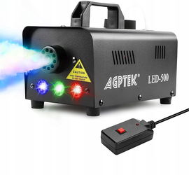 Wytwornica dymu AgptEK RGB 500W 13 kolorów 2000 CFM