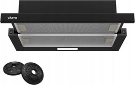 CIARRA CBCB6906D okap kuchenny teleskopowy pochłaniacz 60 cm czarny 70W
