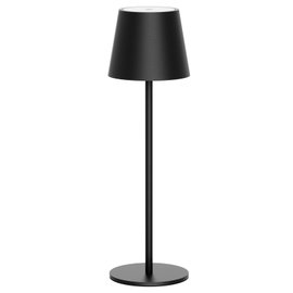 Bezprzewodowa Lampka Stołowa LED Ciepła Biel 3000K IP54 Czarna Klighten