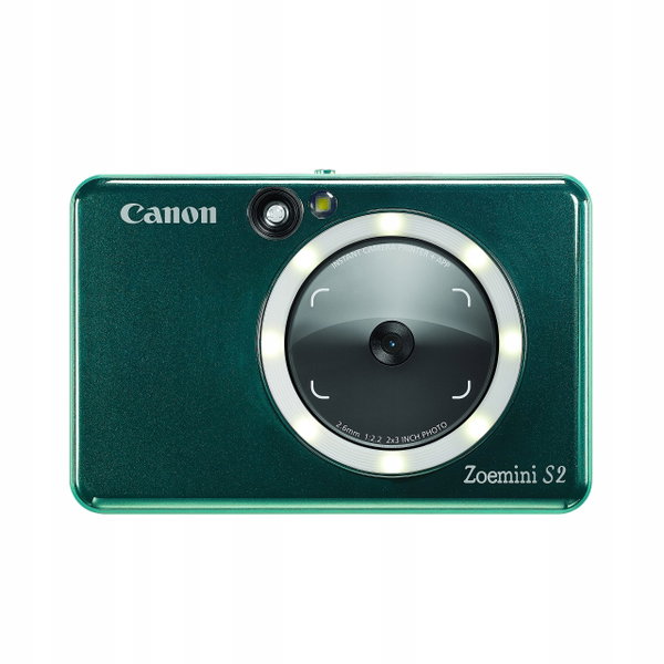 Aparat natychmiastowy Canon Zoemini S2 zielony Kompaktowy i lekki