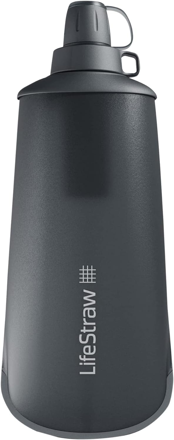 Butelka filtrująca Lifestraw Peak Squeeze Ciemnoszary 1 l