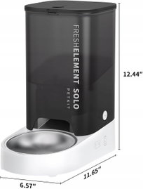 Automat do karmienia z tworzywa sztucznego Petkit czarny, szary 3 l