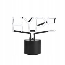 Amped & Co Neon HYPE 9.6x8.3 lampka biurowa neon biały dekoracja