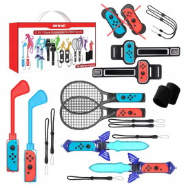 Akcesoria Do Gier Zestaw Kontrolerów Nintendo Switch 12 W 1 Niekompletny