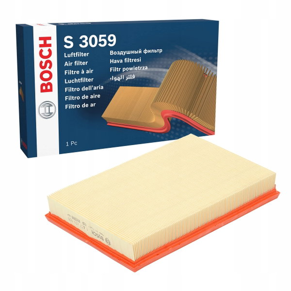 Filtr powietrza BOSCH S3059 do SEAT model 118123 wysoka jakość