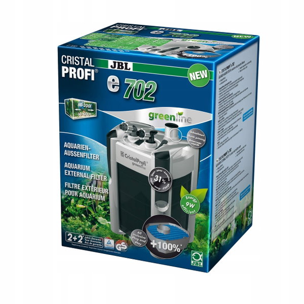 Filtr kubełkowy JBL CristalProfi e702 wydajność 700 l/h biologiczny