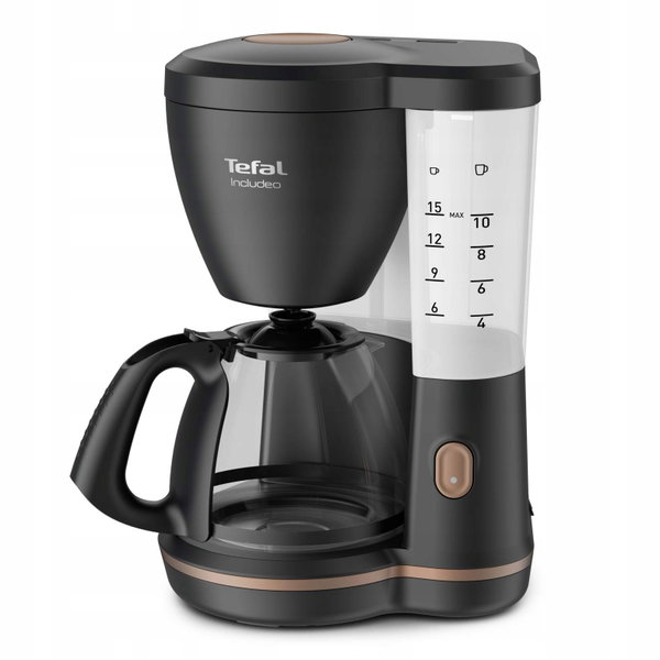 Ekspres przelewowy Tefal CM533811 czarny 1,25 l pojemność