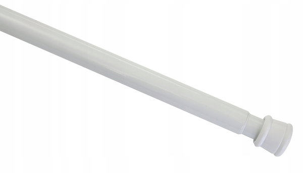 Drążek prysznicowy rozporowy Gardinia 130-220 x 23 mm biały