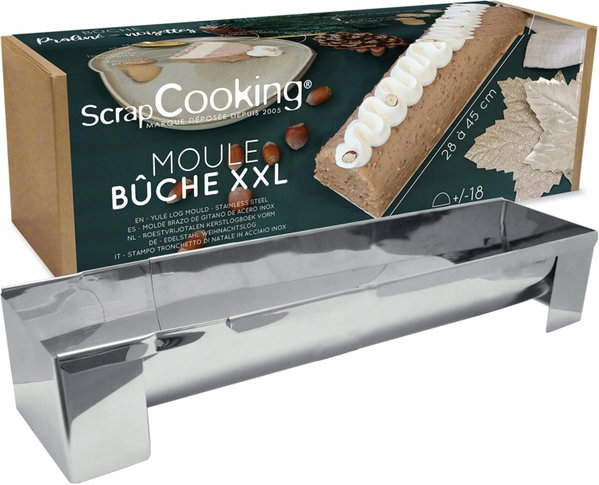 Foremka SCRAP COOKING 1936 Stal nierdzewna XXL Regulowana 28-45 cm