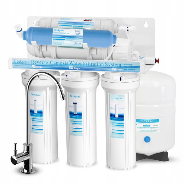 Filtracja wody Geekpure 6-stopniowy RO DI TDS 0-75 GPD
