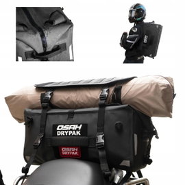 GEEMOTHO Motocykl Tail Bag Wodoodporny Motocykl Bagaż Torba Bar Bag 40L