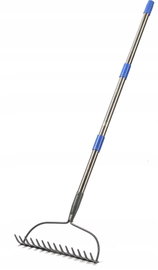 Grabie DAKEPOLE srebrne metalowe 152cm 14 zębów