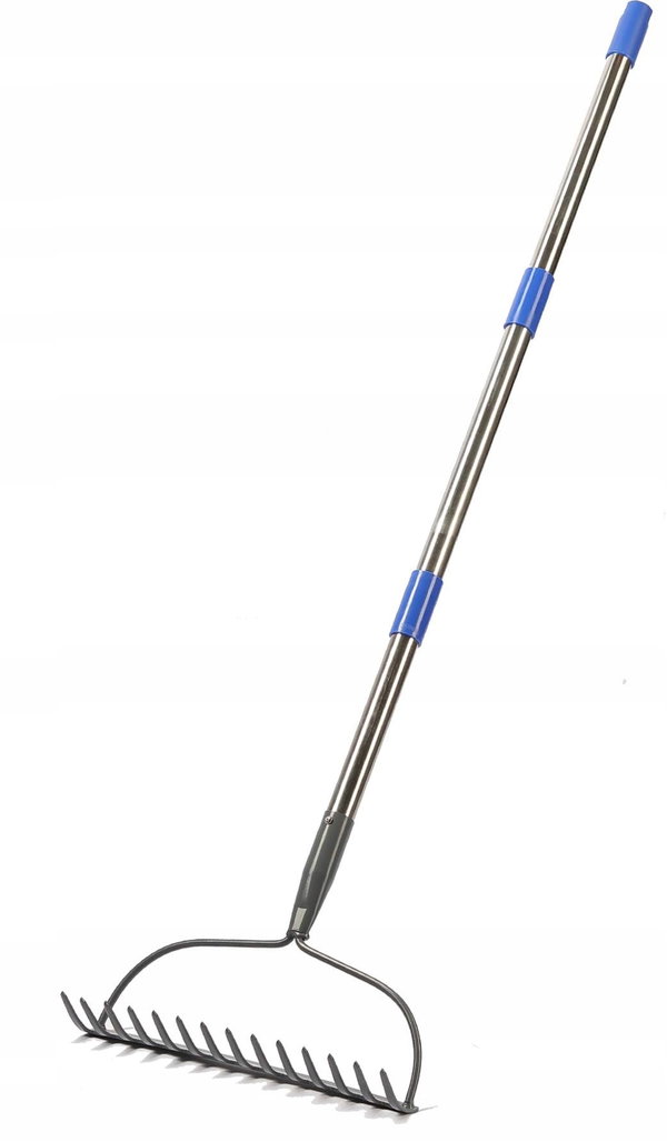Grabie DAKEPOLE srebrne metalowe 152cm 14 zębów