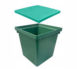 Gniazdo kablowe HDPE 500 x 500 x 500 puszka do podłożu, skrzynka zbiorcza