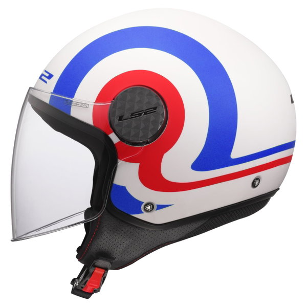 Kask Otwarty LS2 OF558 SPHERE LUX II Matowy Biało-Niebiesko-Czerwony