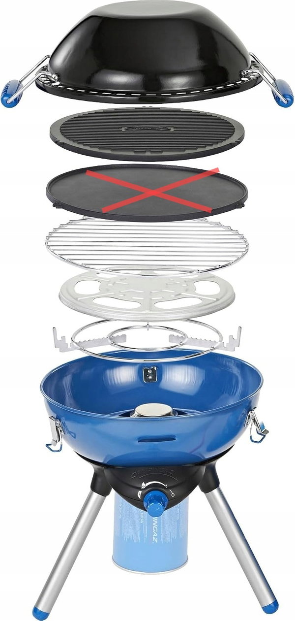 Grill gazowy Campingaz Party Grill 400 CV ogrodowy Piezo stalowy