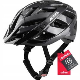 Kask ALPINA PANOMA Classic black gloss 52-57 cm optymalnie wentylowany