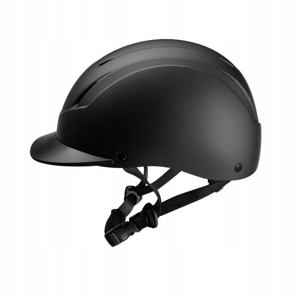 Kask jeździecki dziecięcy PFIFF Protection X czarny r. M 55-59CM