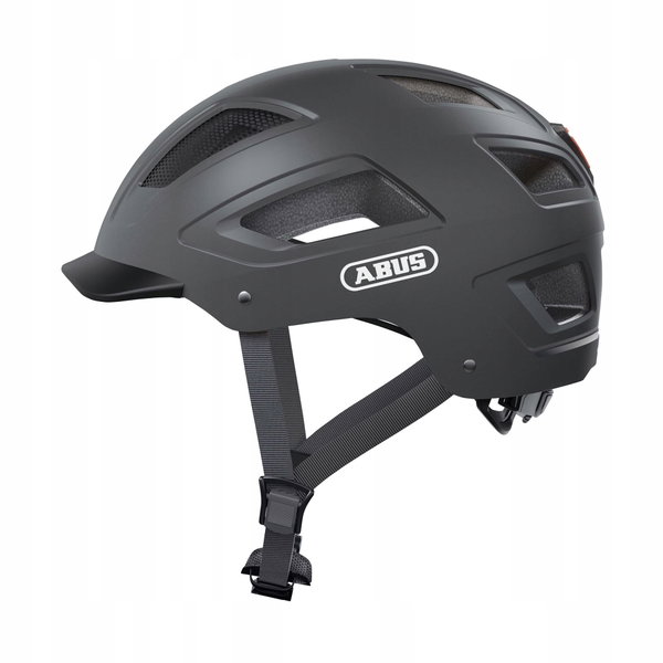 Kask rowerowy Abus Hyban 2.0 Titan 52-58 cm Miejski Bezpieczny i Stylowy
