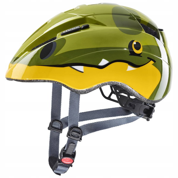 Kask rowerowy UVEX Kid 2 Dino 46-52 dla dzieci z motywem dinozaura