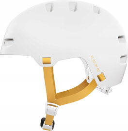 Kask rowerowy ABUS XOXO Biały Miejski (rozmiar S)