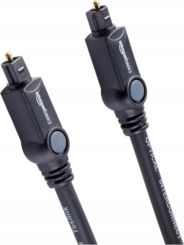 Kabel audio AmazonBasics HL-003144 czarny 1m