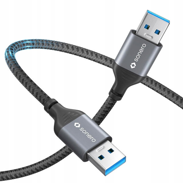 Kabel USB 3.0 Sonero Aluminium space grey 1.5m A/A