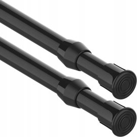 Karnisze siatkowe Producent Model czarne 13 mm 60-105 cm 2 szt.