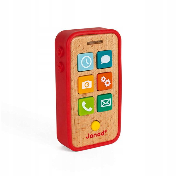 Janod Telefon drewniany z dźwiękami