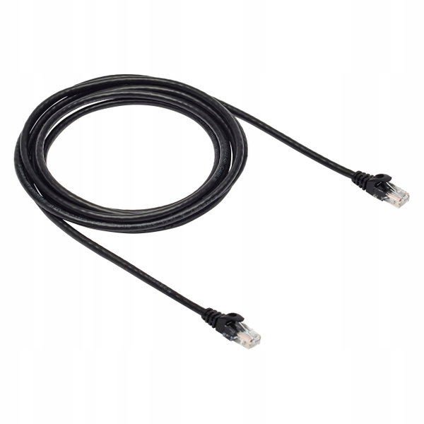 Kabel Ethernet Amazon Basics RJ45 Cat-6 czarny 3m