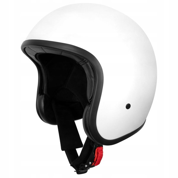 Kask motocyklowy WESTT Vintage Jet biały ROZMIAR S