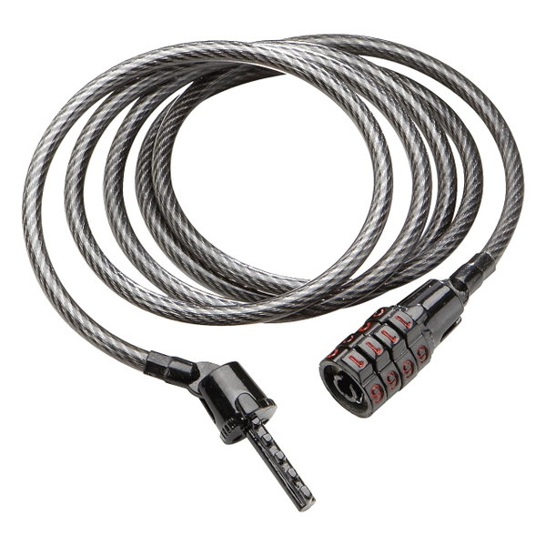 Kabel Antirrobo Kryptonite 210214 czarny 5 mm 120 cm Spiralny 512