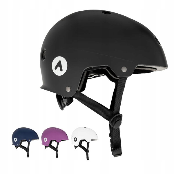 Kask ATTABO Genes czarny M LEKKA KONSTRUKCJA rozmiar 55-58 cm