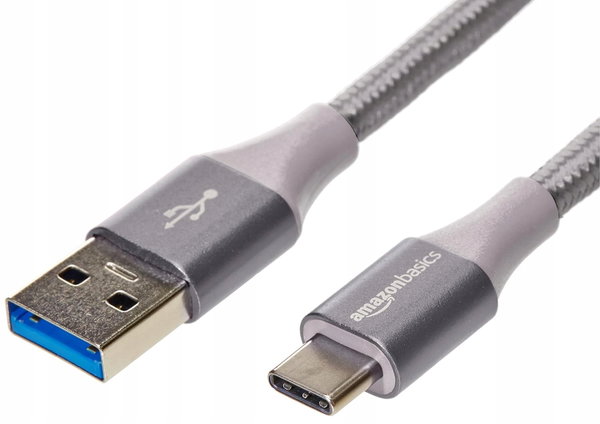 Kabel USB Amazon Basics 7496i Pleciony Nylonowy Podwójny