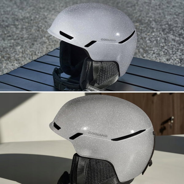 Kask Narciarski Odoland rozmiar M Brokatowy szary