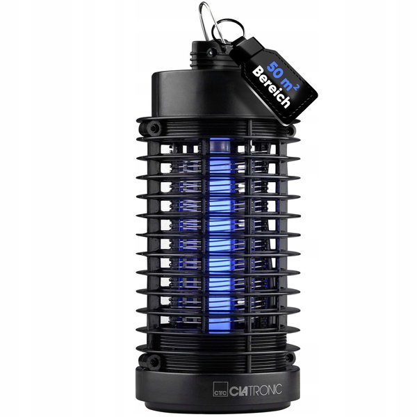 Lampa owadobójcza Clatronic UV 50 m² przeciw komarom i muchom
