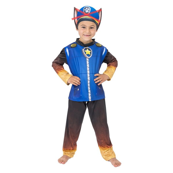 Kostium Chaks Chase Paw Patrol 3-częściowy z opaską 104 na karnawał