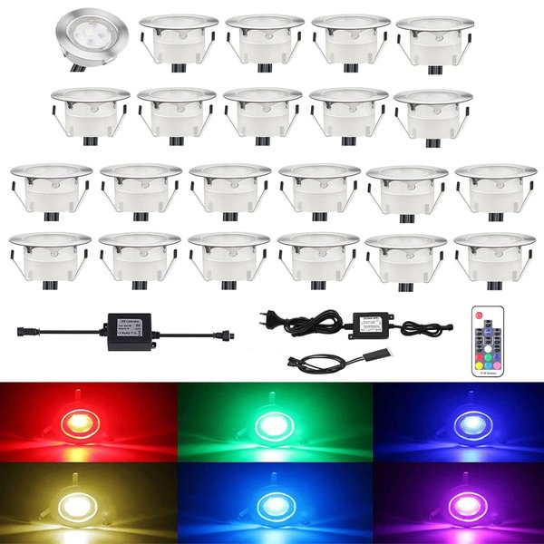 Lampa BayLight ProTech RGB IP67 Ø45mm zewnętrzna zabudowa LED 22 szt.