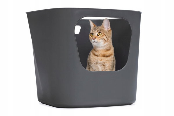 Kuweta Karlie Cat Toilet ECO Lotus Grey Defekt Powystawowy Zniszczona