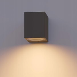 Lampa ścienna CALEX Sanremo antracyt wodoodporna GU10 LED