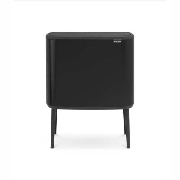 Kosz na śmieci Brabantia 36l stal nierdzewna czarny elegancki design