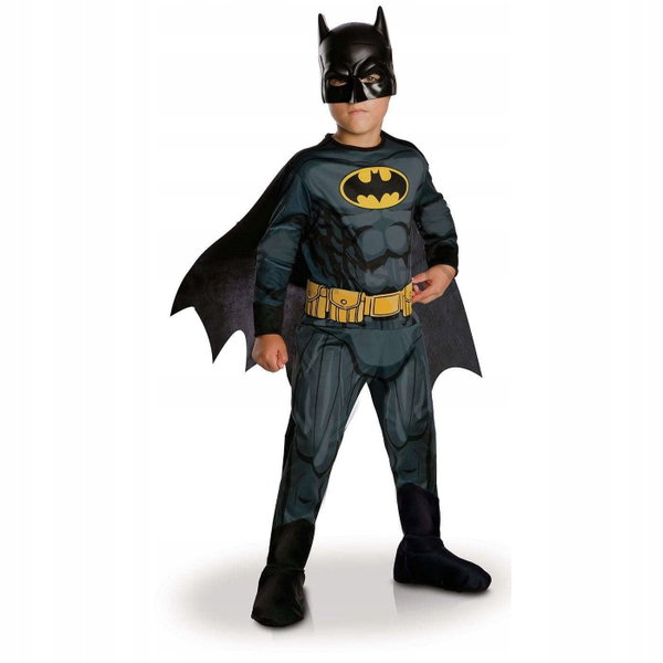 Kostium dziecięcy Generique Batman Justice League czarno-żółty 110-116 cm