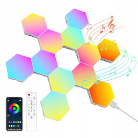 Lampa SCLED SPL12 RGB inteligentne oświetlenie synchronizacja muzyki