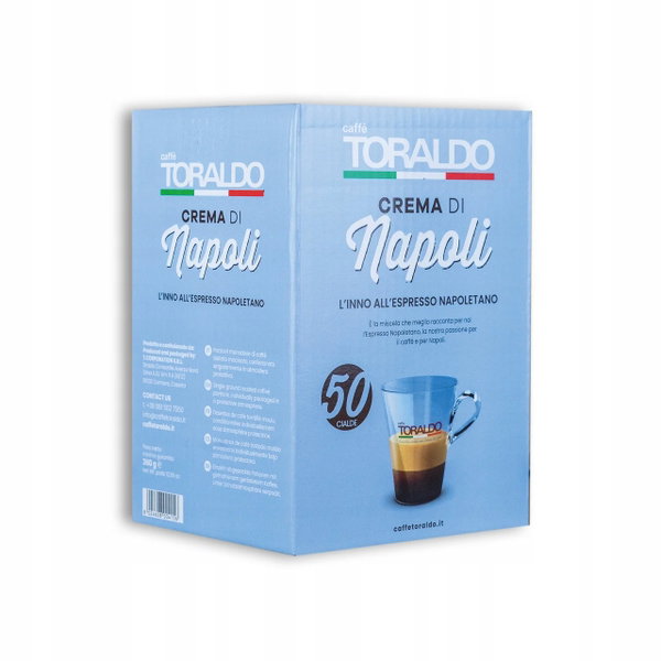 Kawa w saszetkach Caffe TORALDO Crema di Napoli - 50 saszetek
