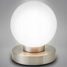 Lampa stołowa NS-Lighting 1087 biały, szary 25 W