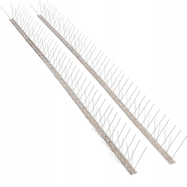 Kolce Bird Blinder 10 cm ze stali - zestaw 10 m do odstraszania ptaków