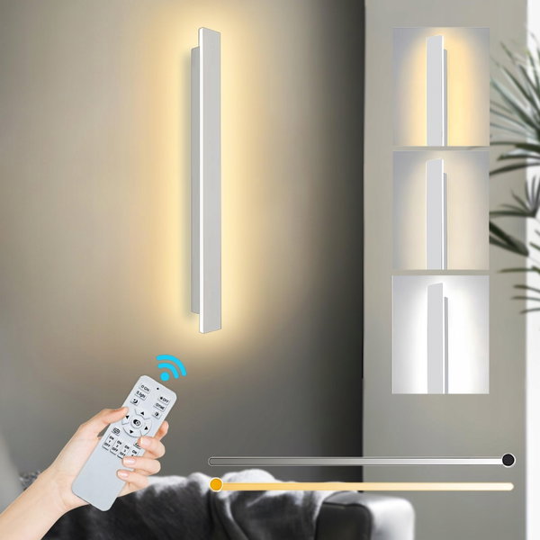 Lampa ścienna Marka Model biały ściemniana pilot zdalny