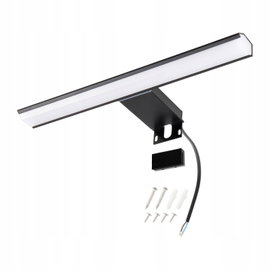 Lampa LED da LIGHT 30CM czarny 8W IP44 łatwa instalacja