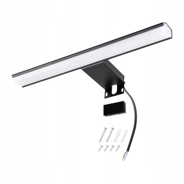 Lampa LED da LIGHT 30CM czarny 8W IP44 łatwa instalacja